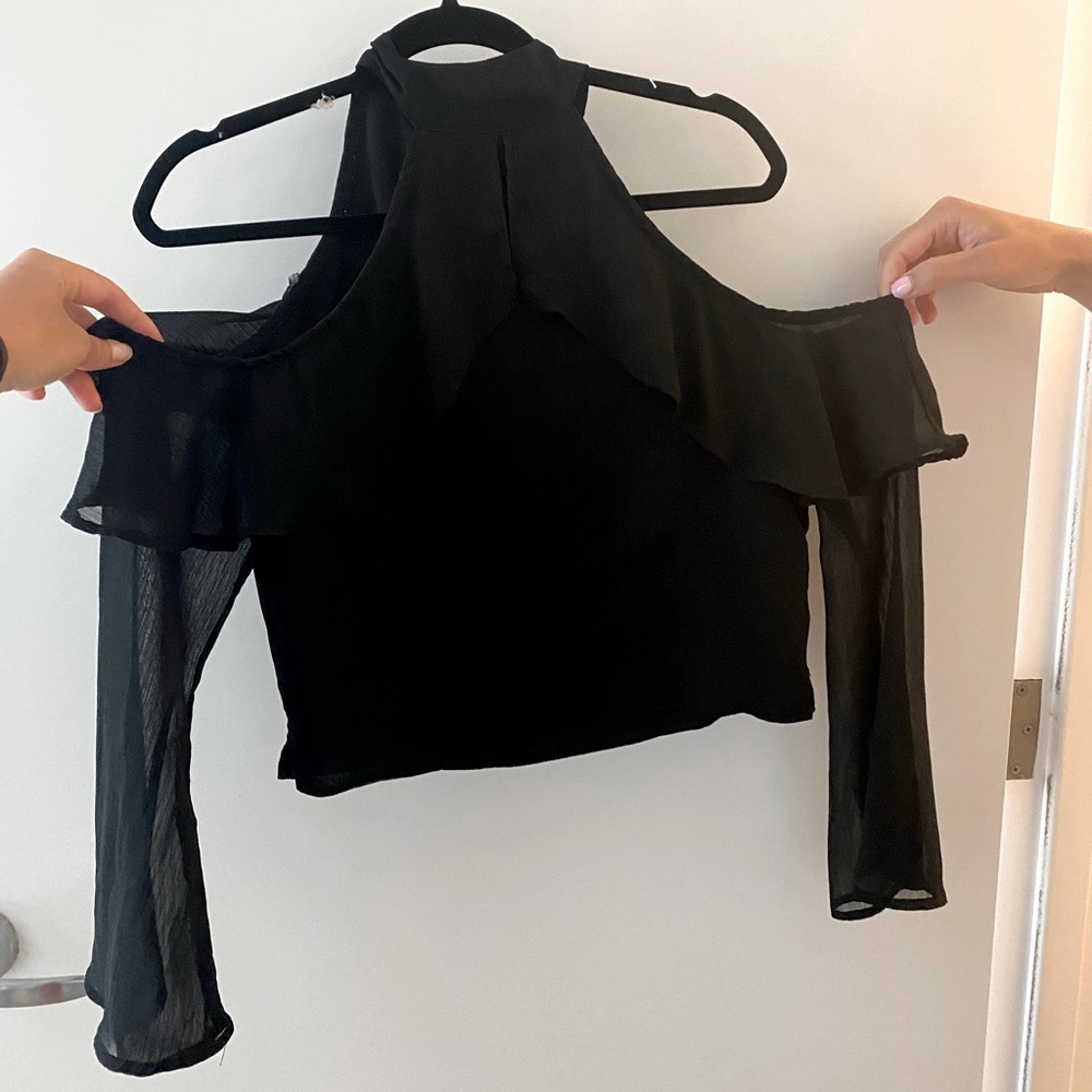 Black cute top
